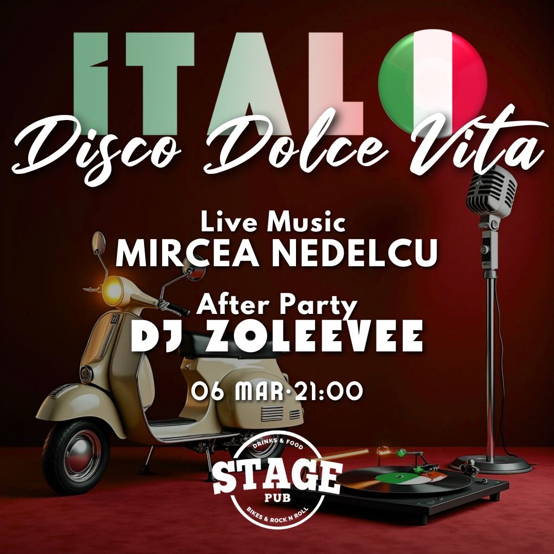 Disco Dolce Vita \u2013 Live Music & After Party @ Stage Pub Timisoara