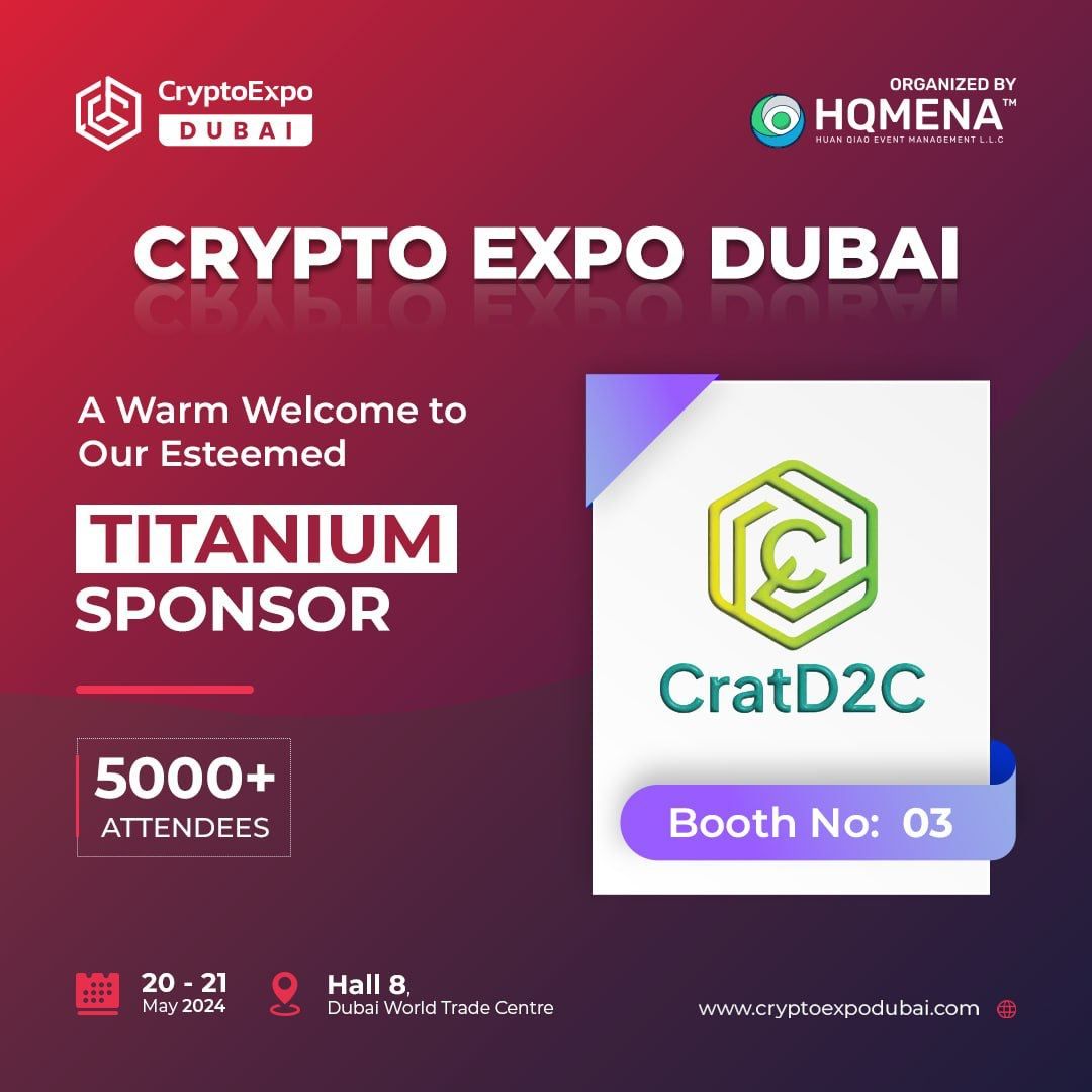 CratD2C Decentralized Autonomous Smart Chain (DASC) At The Crypto Expo Dubai 2024