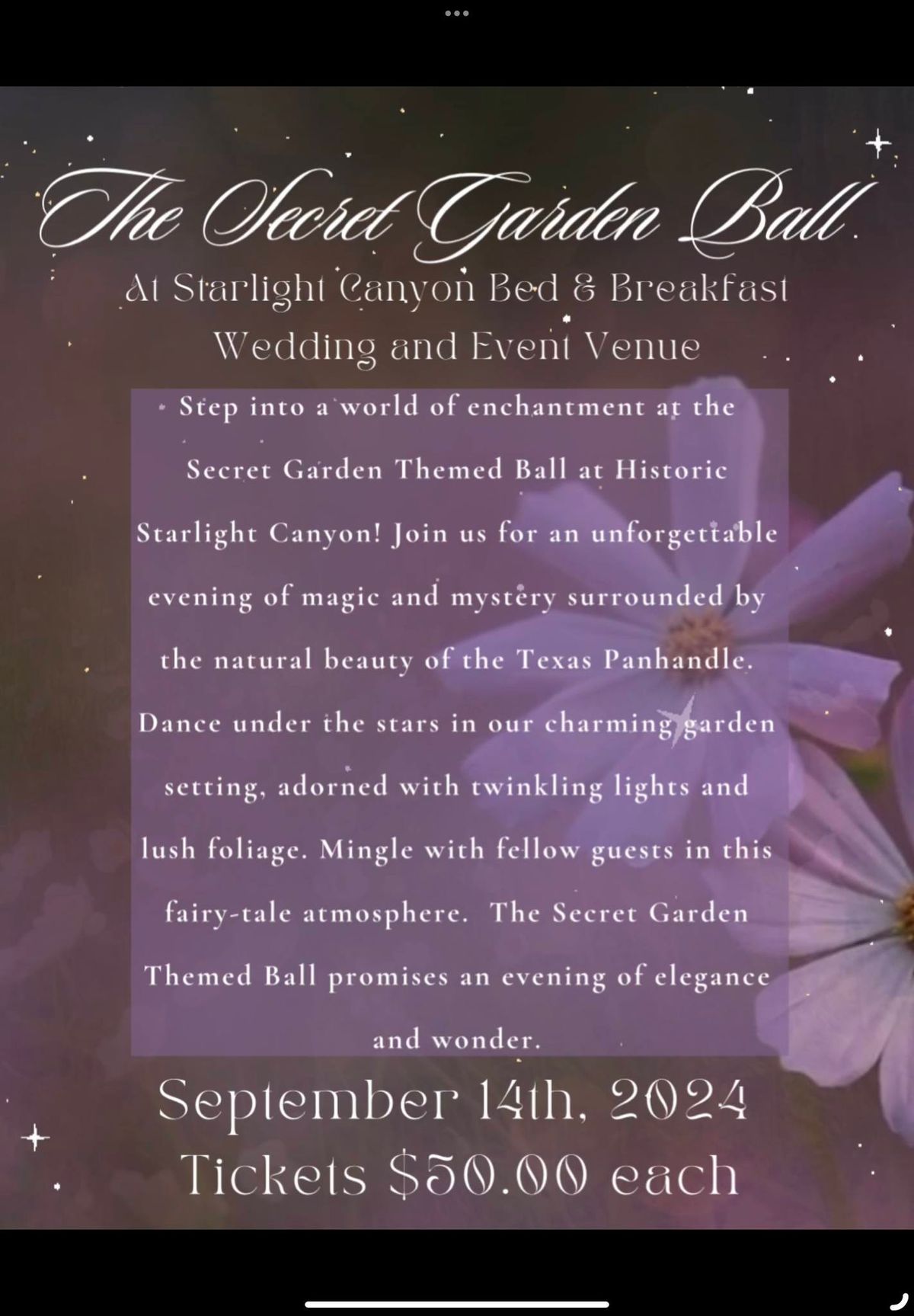 Secret Garden Ball