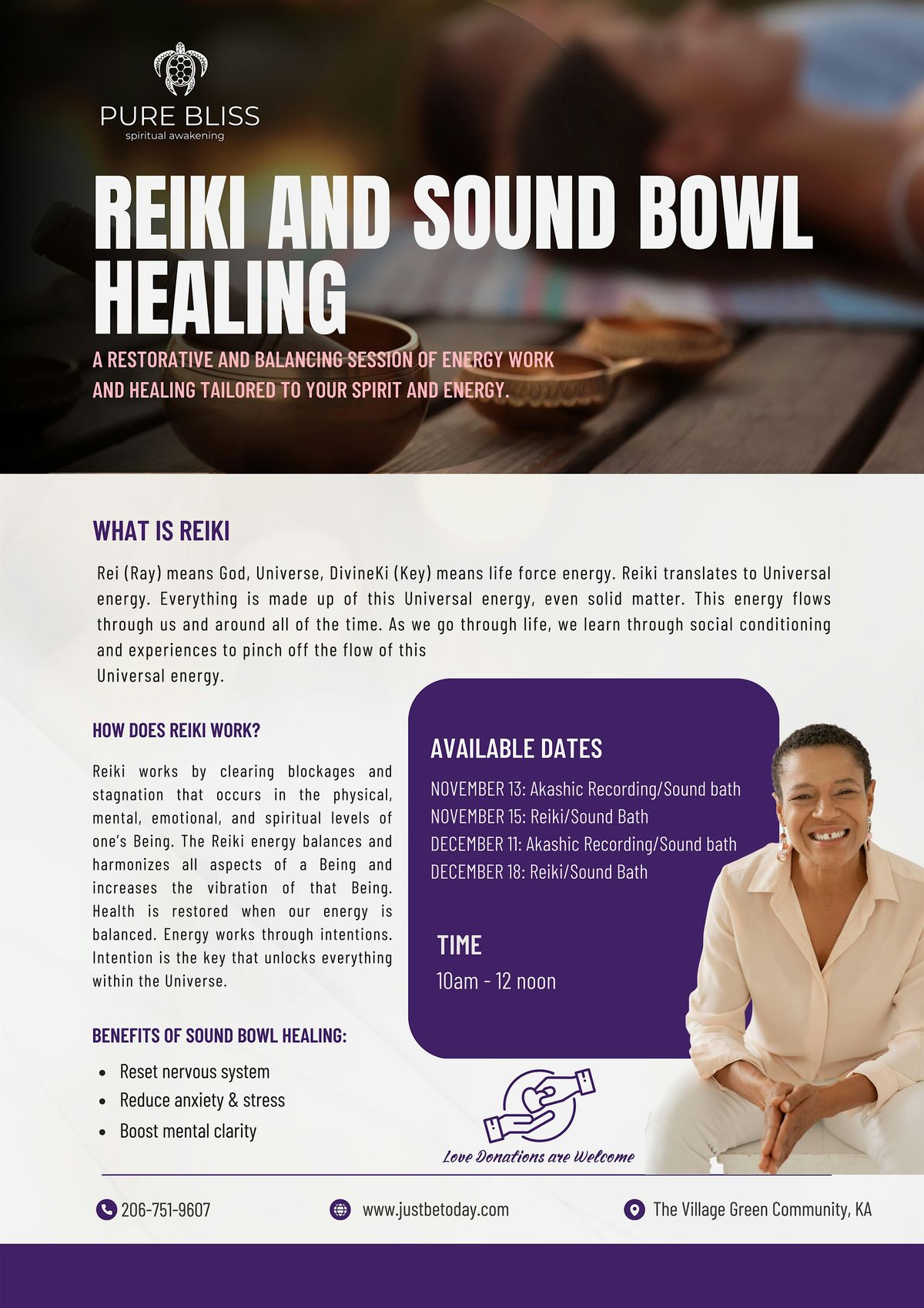 Reiki and Sound Bowl Healing