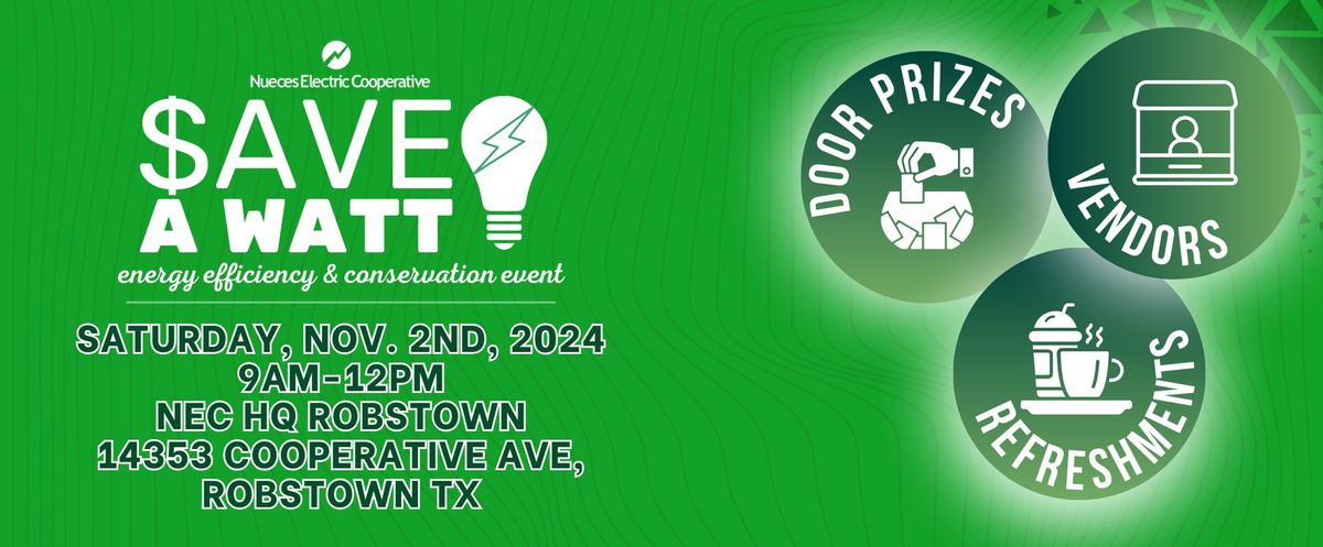 NEC's 2nd Annual Save A Watt Event