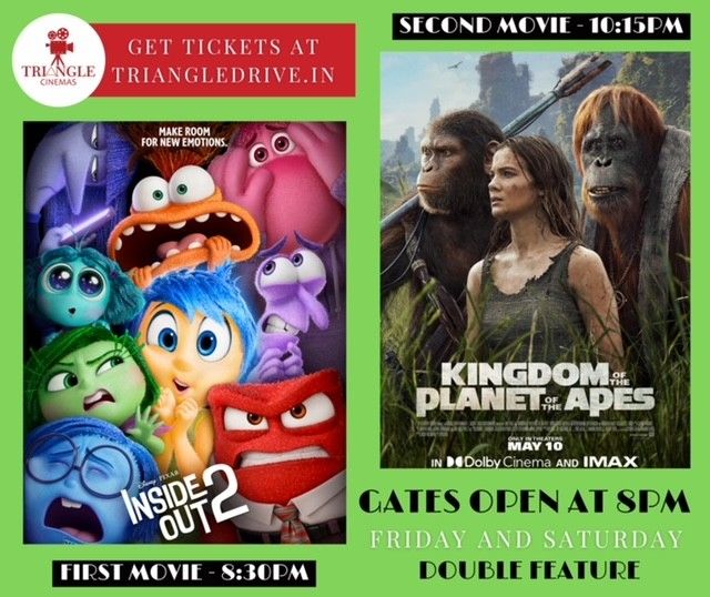 Double feature weekend: Inside Out 2 and Apes!!