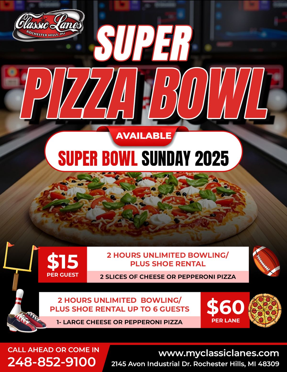 Super Pizza Bowl! \ud83c\udfc8\ud83c\udf55