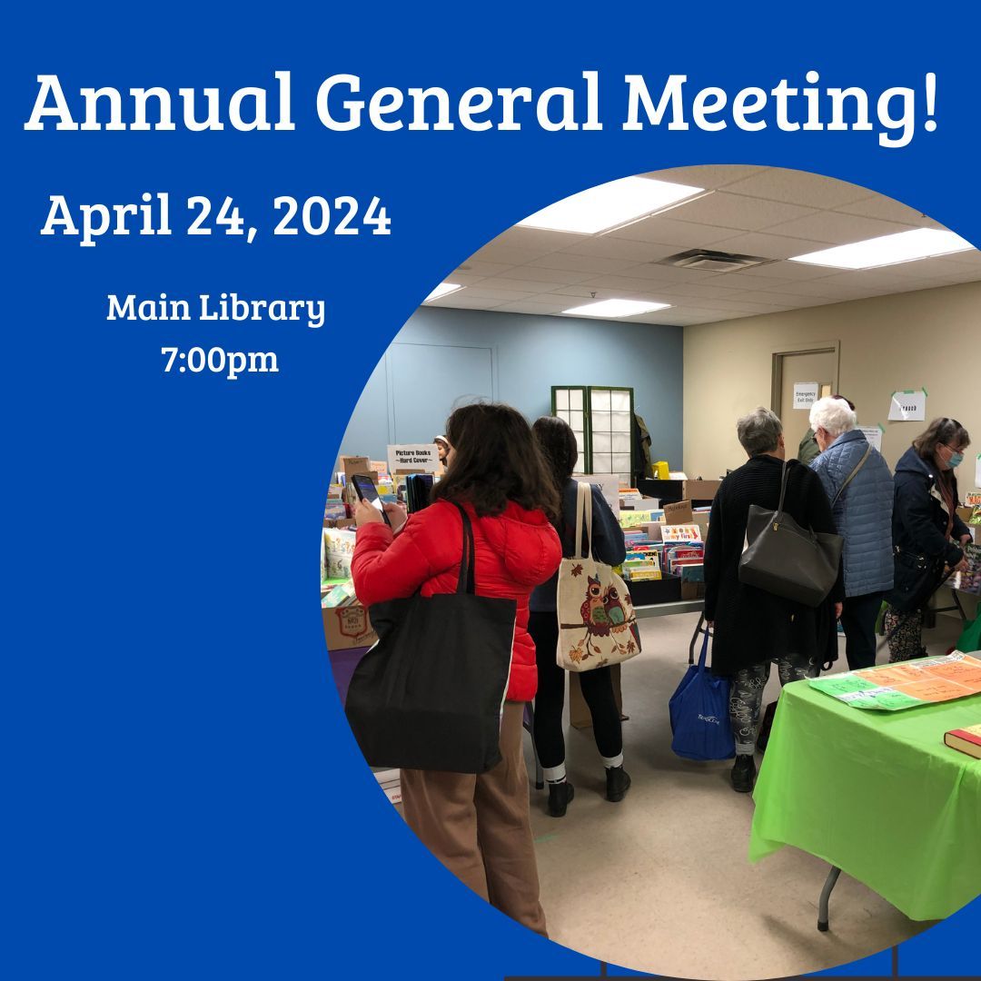 Friends Guelph Public Library Annual General Meeting