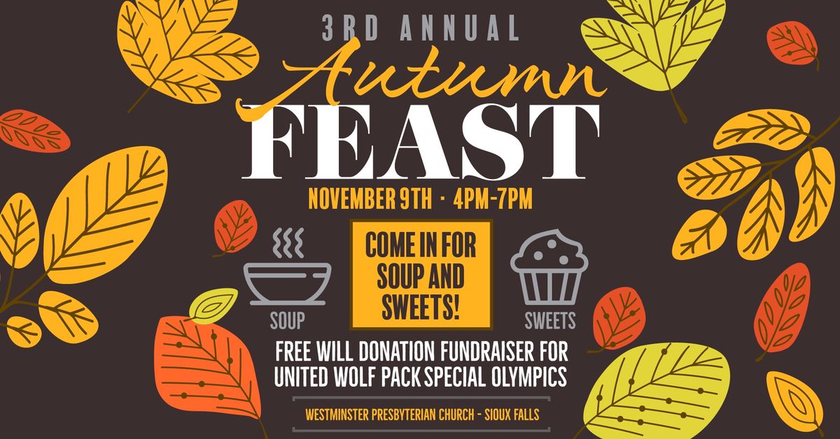 3rd Annual Autumn Feast Fundraiser 