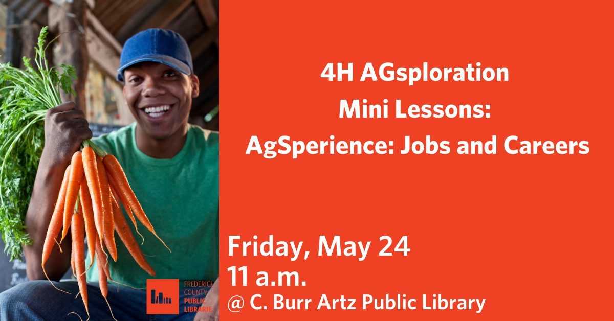 4H AGsploration Mini Lessons: AgSperience: Job and Careers