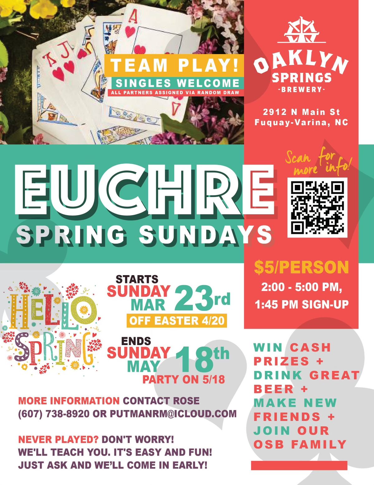 Euchre - Spring Sundays