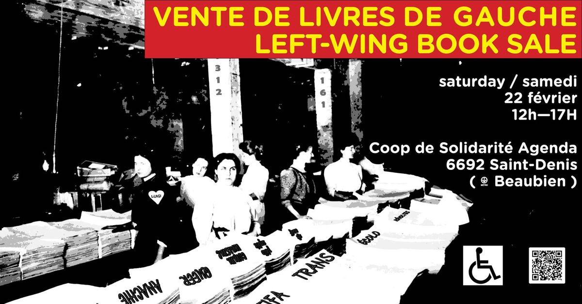 Vente de livres de gauche (f\u00e9vrier) \/\/ Left-wing book sale (February)