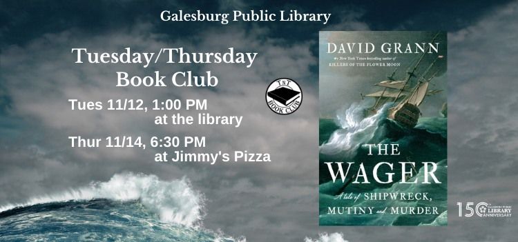 Thursday Book Discussion\u2014The Wager