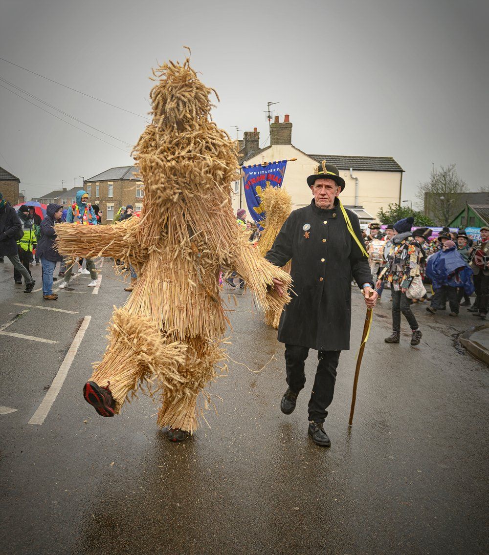 Letchworth Morris At The Whittlesea Straw Bear Festival