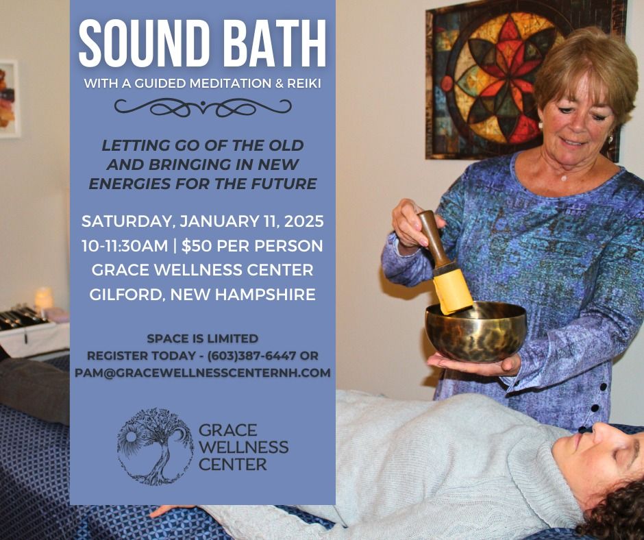 Sound Bath with Guided Meditation & Reiki