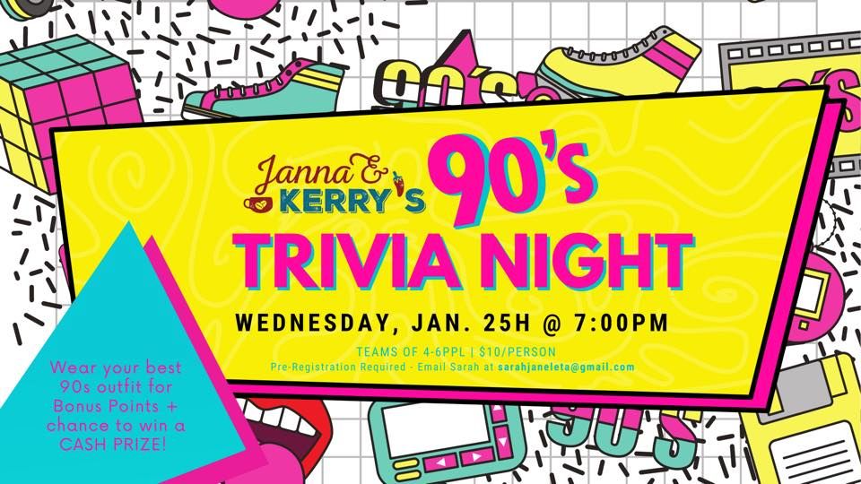 90s Themed Trivia Night