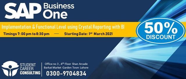 sap business one training courses