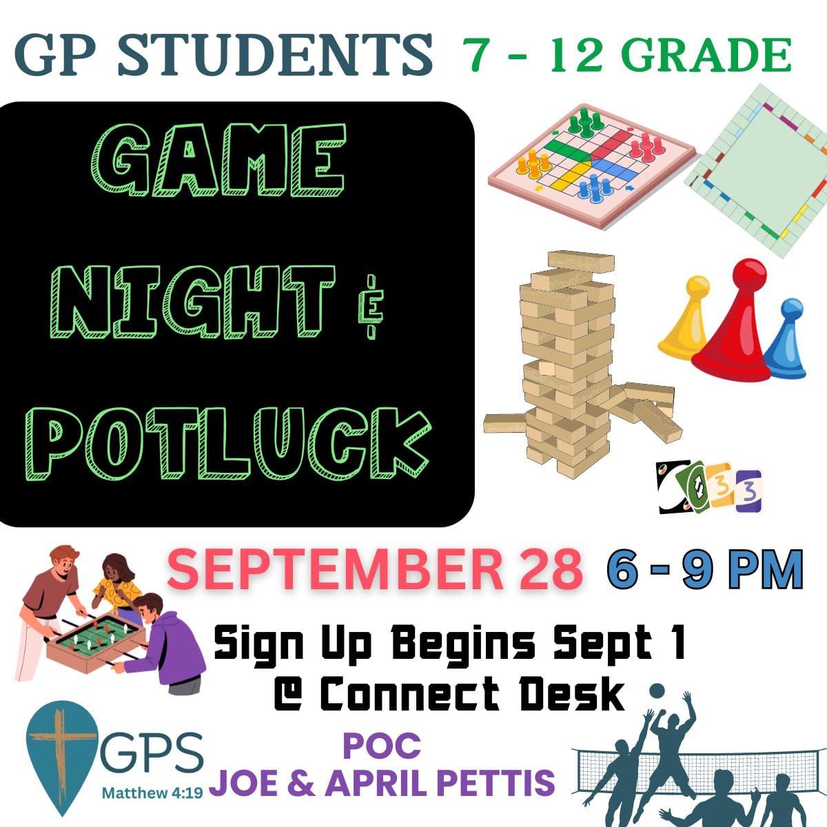 Game Night (7-12th Grade)