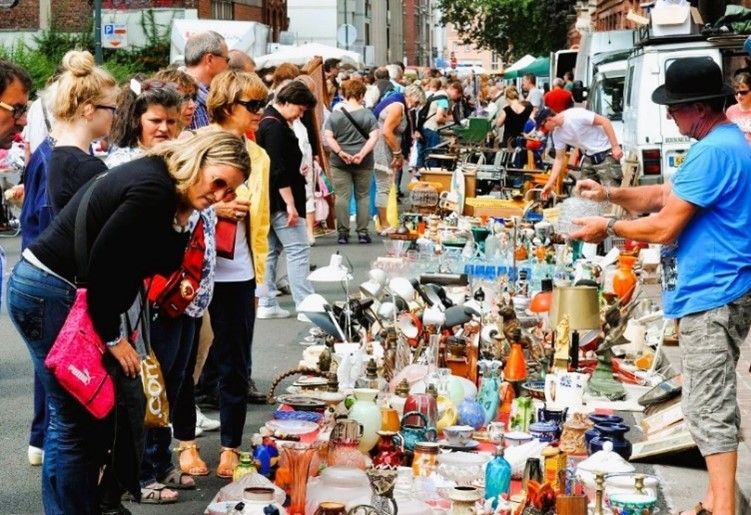 Dagtocht Grande Braderie de LILLE  Europa's grootste Brocante Markt & Antiekmarkt