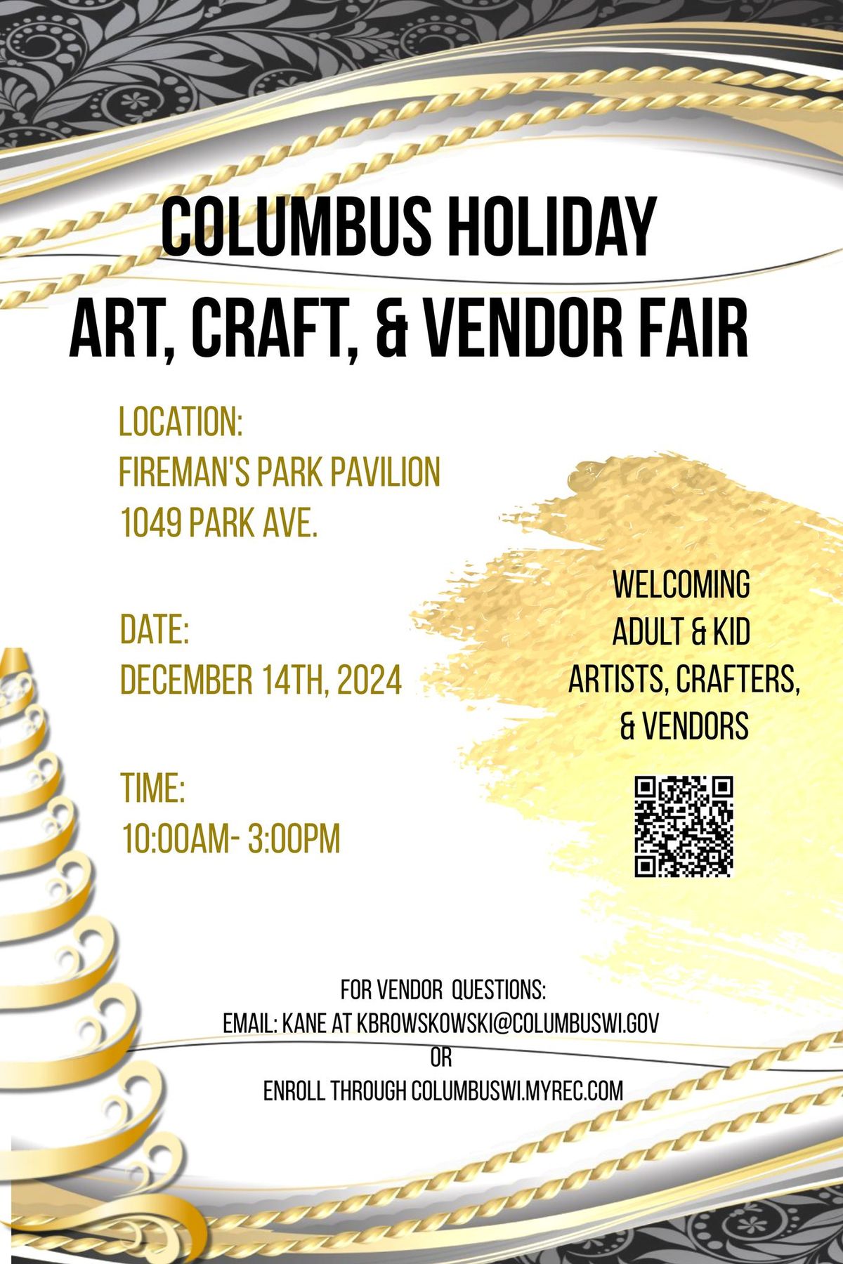 Columbus Holiday Art, Craft, & Vendor Fair