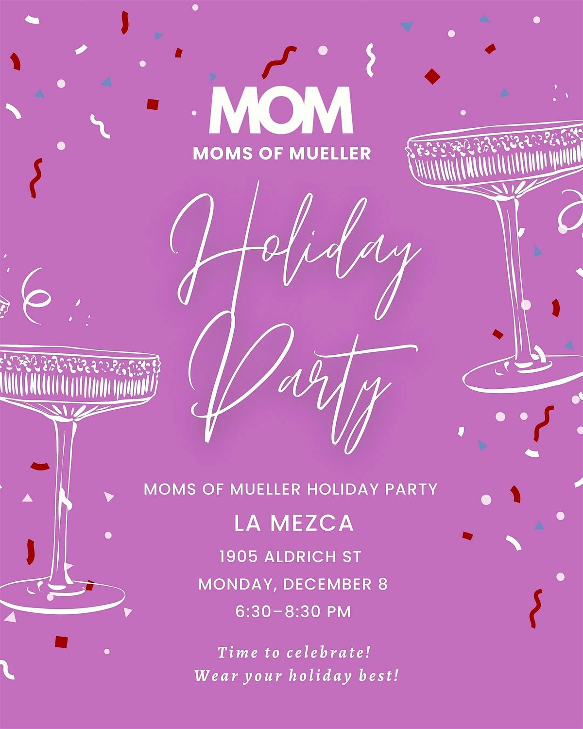 Moms of Mueller Holiday Party