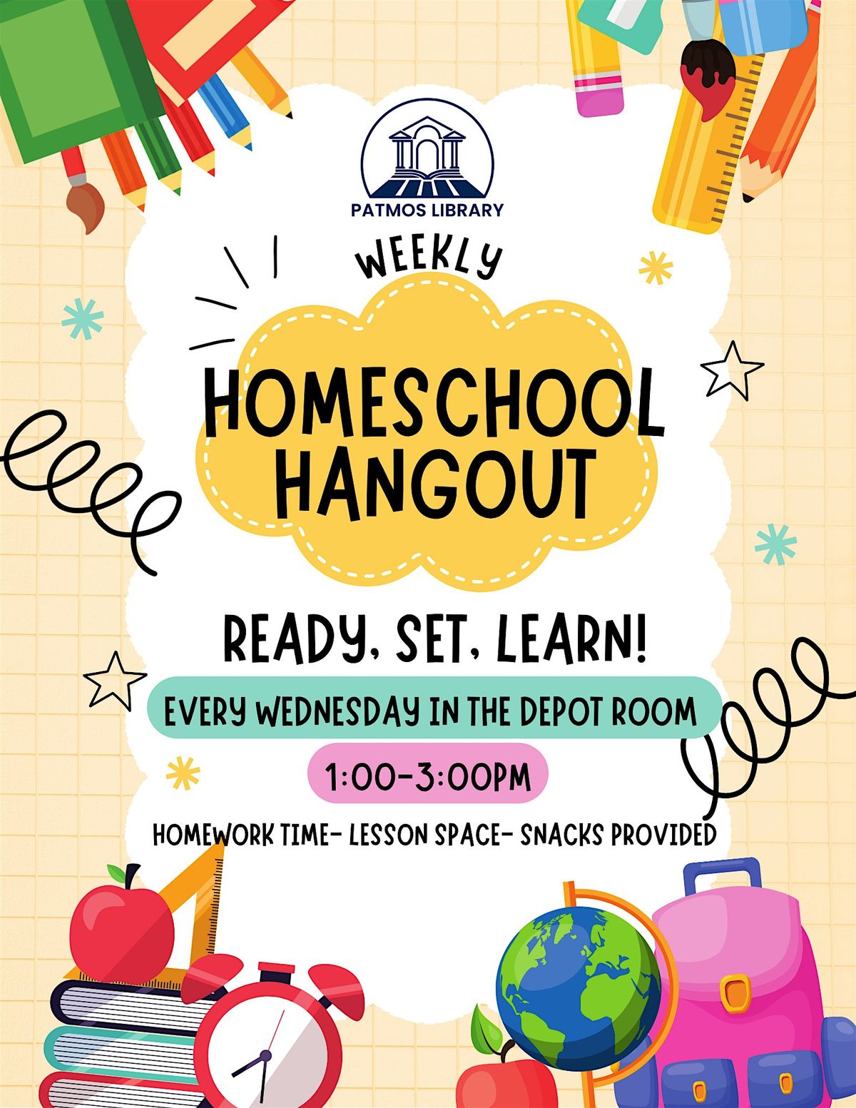 Homeschool Hangout at the Patmos Library