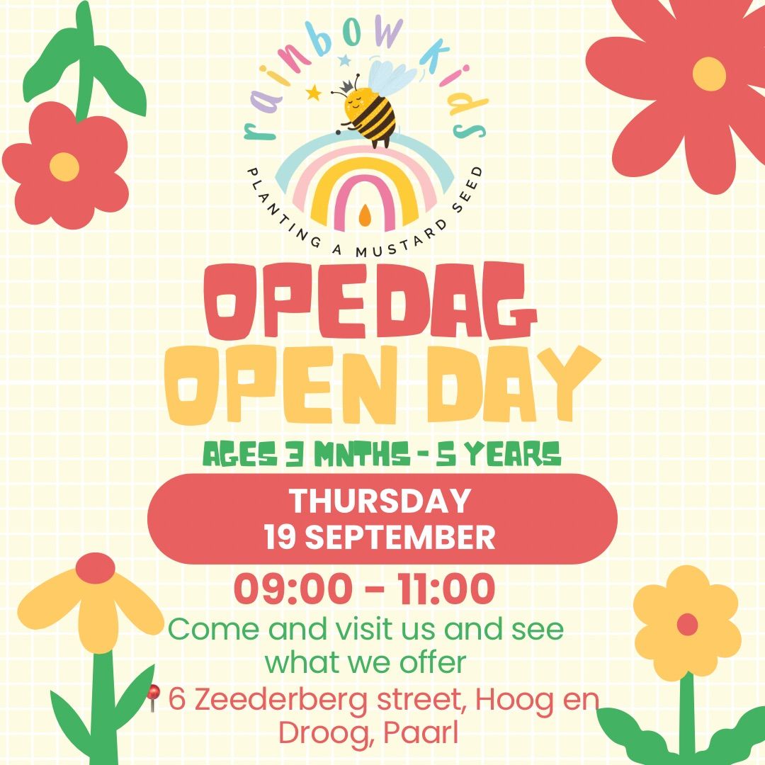 Join Us for Our Open Day at Rainbow Kids Playschool!