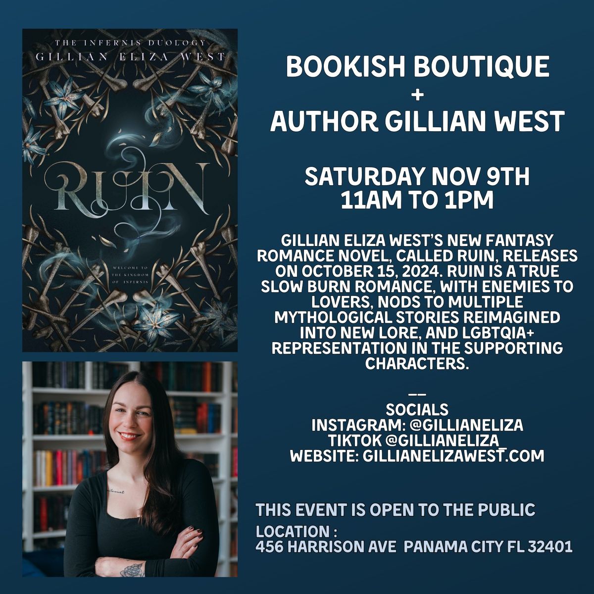 Book Signing with Gillian West!