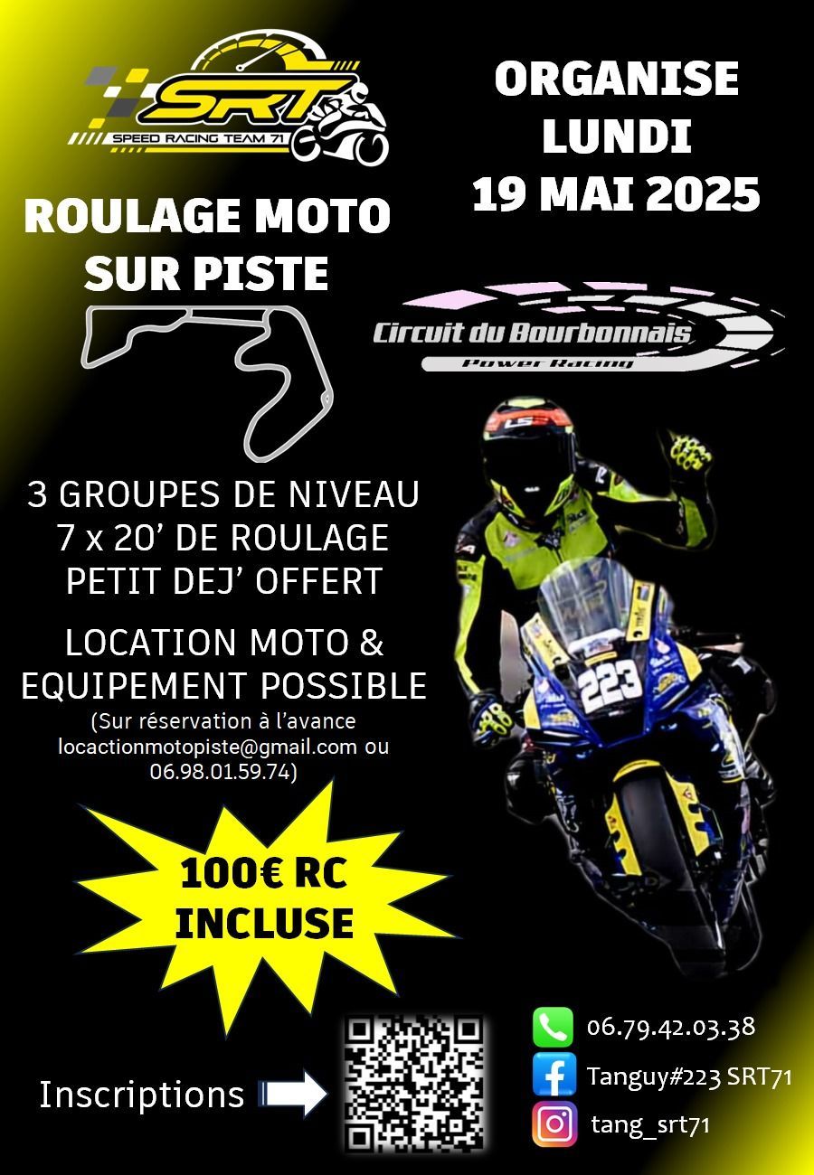 Roulage Moto Circuit du Bourbonnais