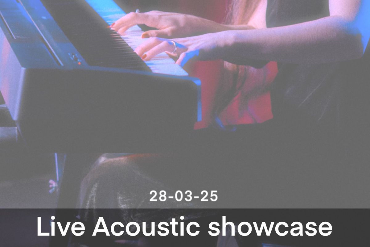 Live Acoustic Showcase + DJ