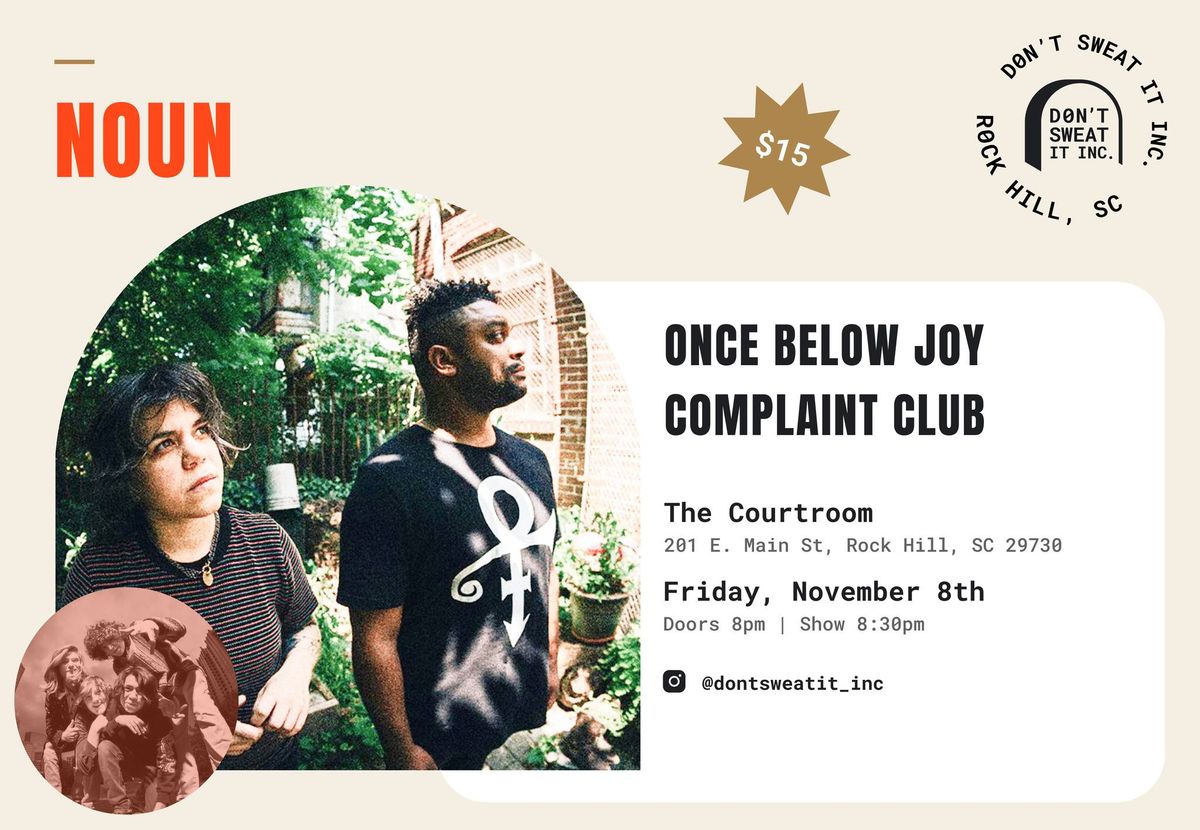 Noun | Once Below Joy | Complaint Club