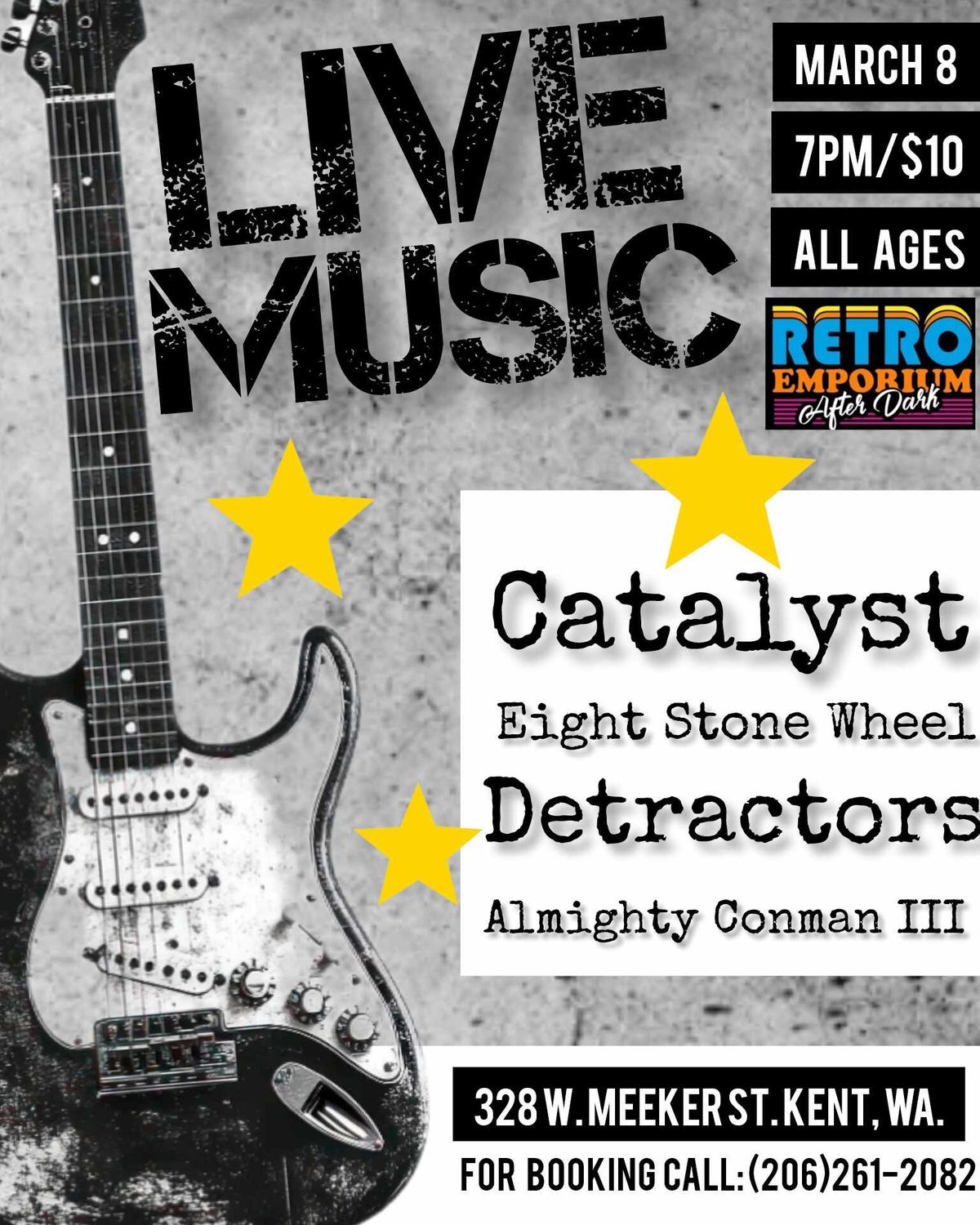 Eight Stone Wheel\/Catalyst\/Almighty Conman The III\/The Detractors