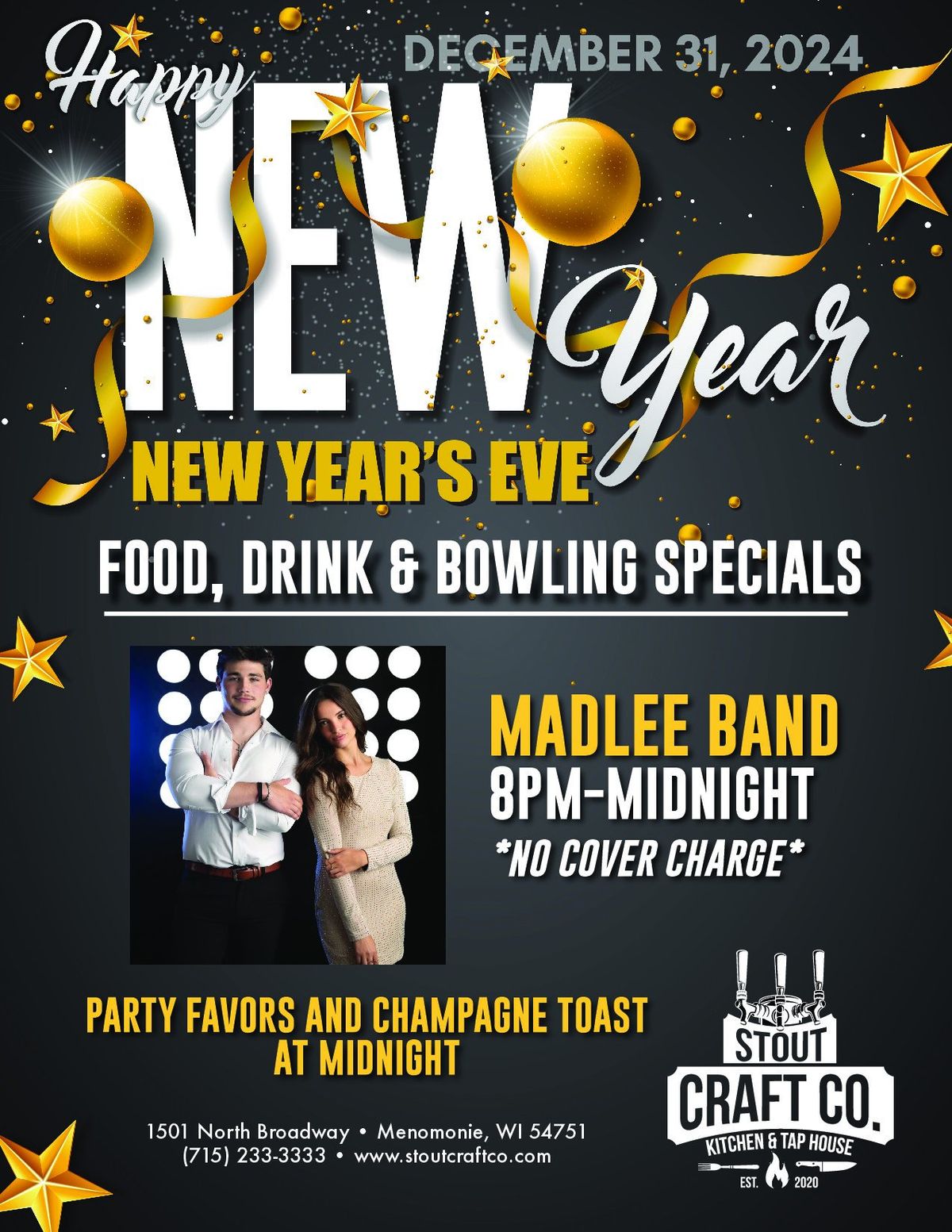 New Years Eve bash with MadLee Band