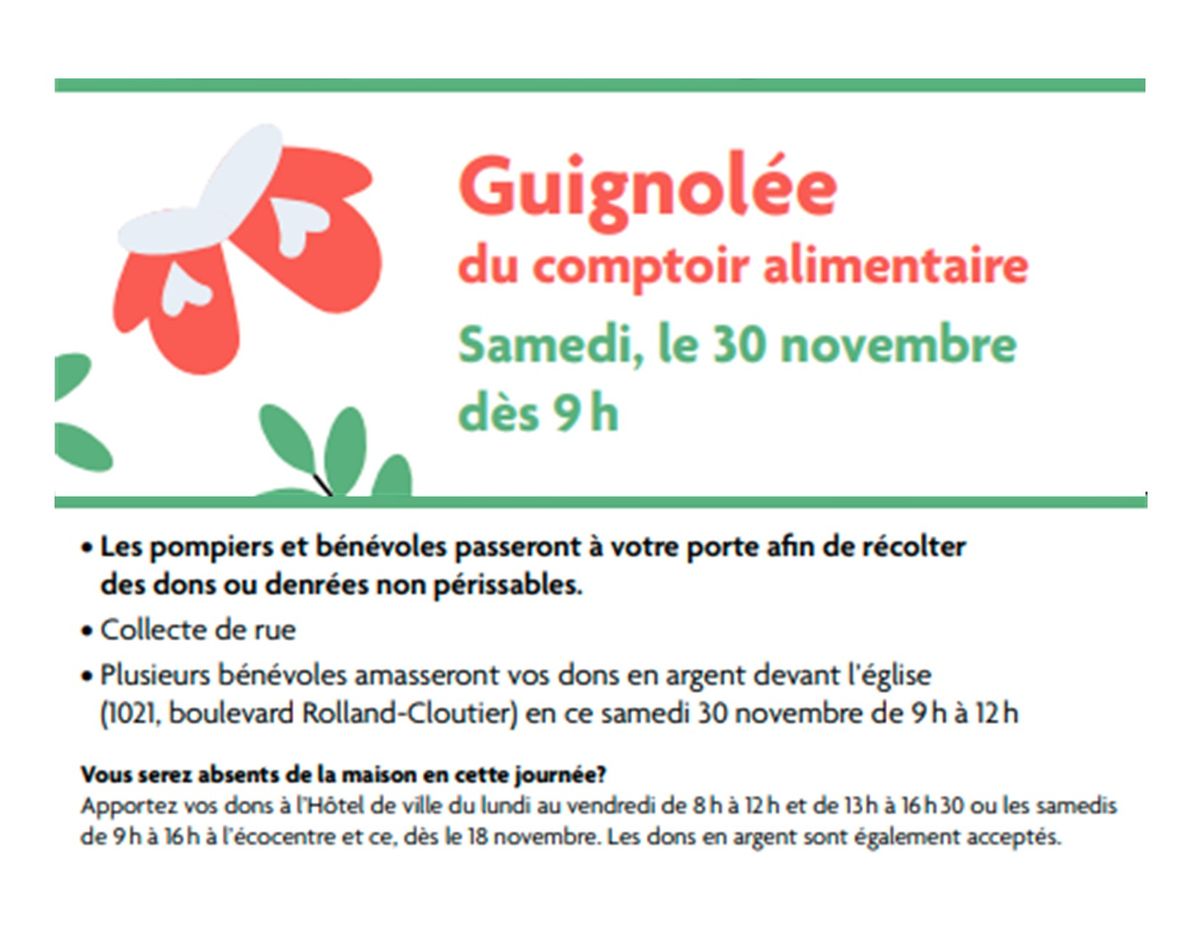 La guignol\u00e9e du comptoir alimentaire