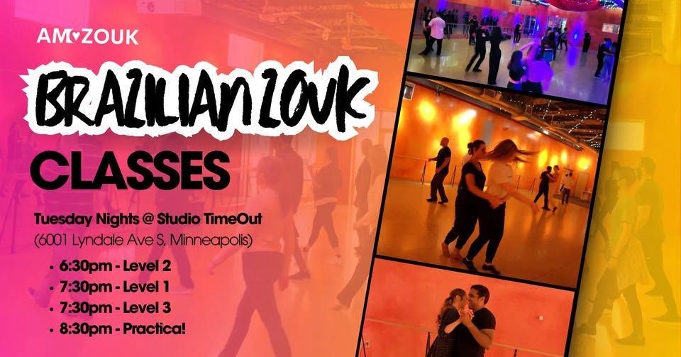 Brazilian Zouk Classes with AmoZouk