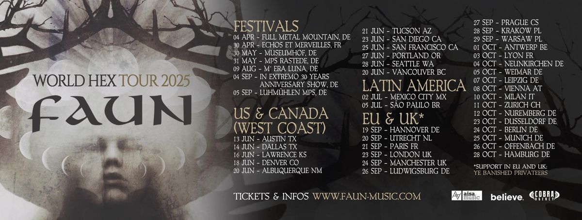 FAUN "WORLD HEX" TOUR 2025