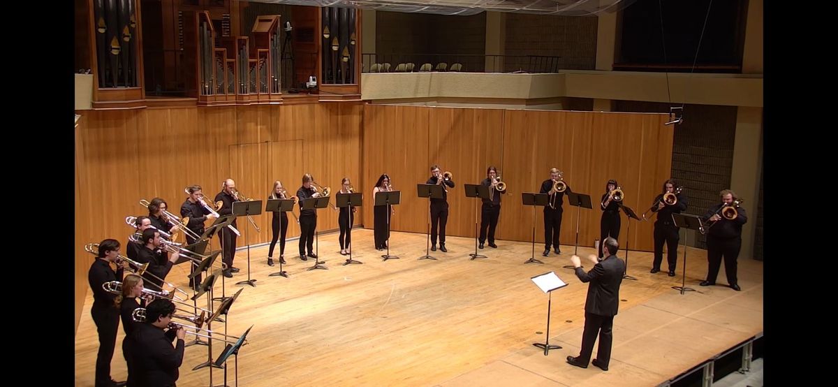 ISU CySlides with the Central Iowa Trombone Choir