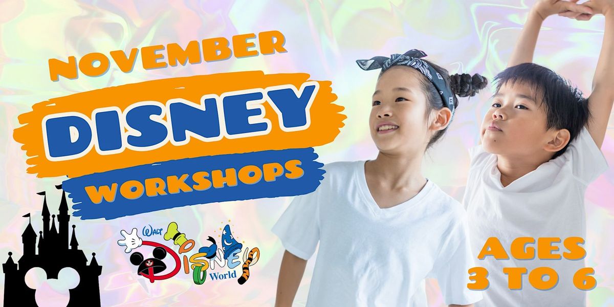 Disney Holiday Workshops: Ballet | Hip Hop | Kids Yoga | Drama