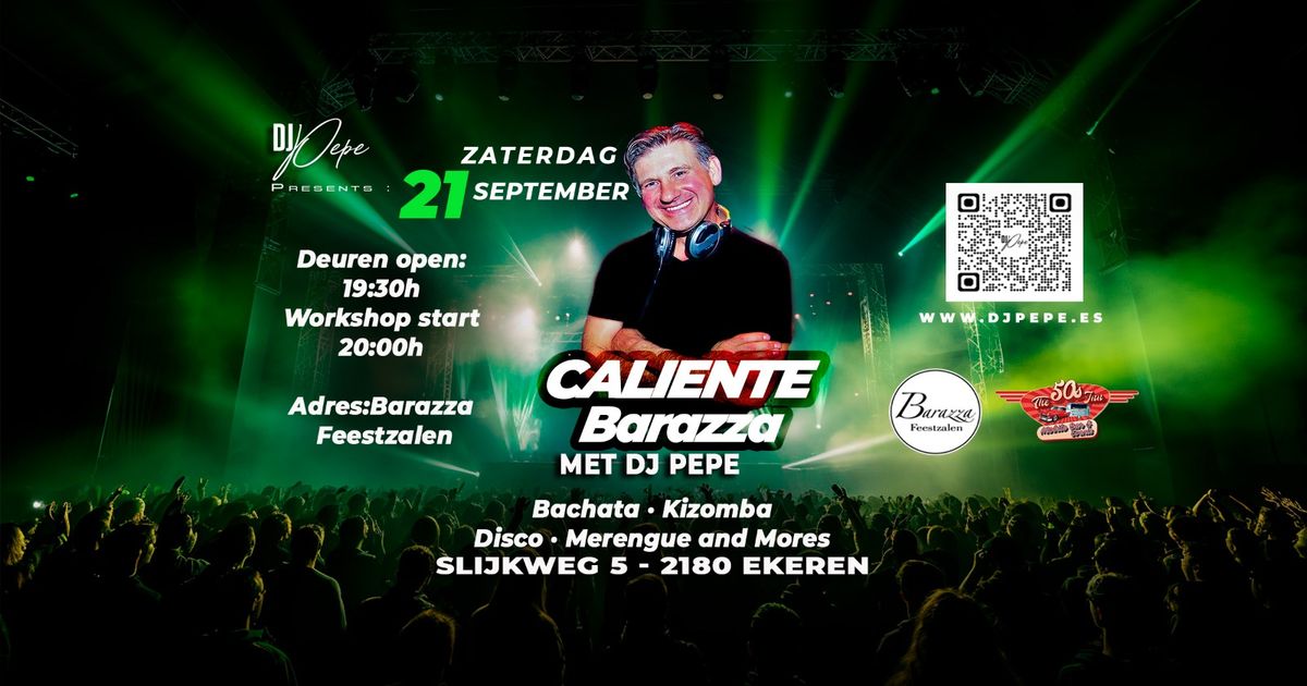 Salsa Barazza Caliente PARTY Zaterdag 21 september