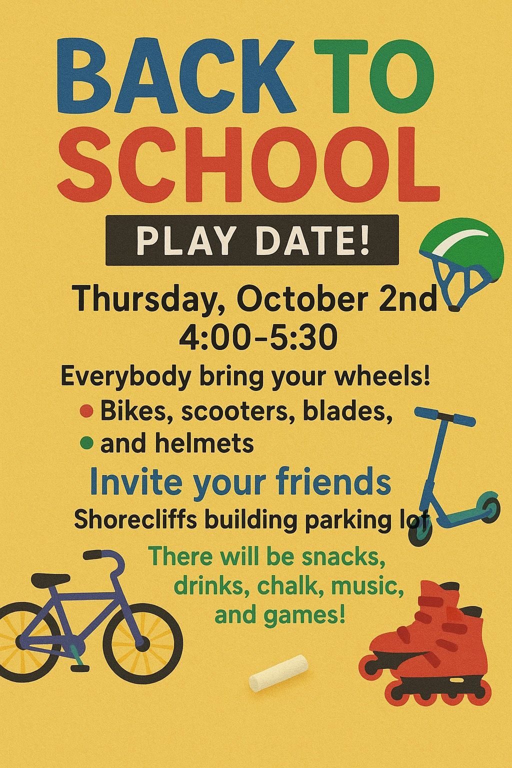 Back to School Primary Activity