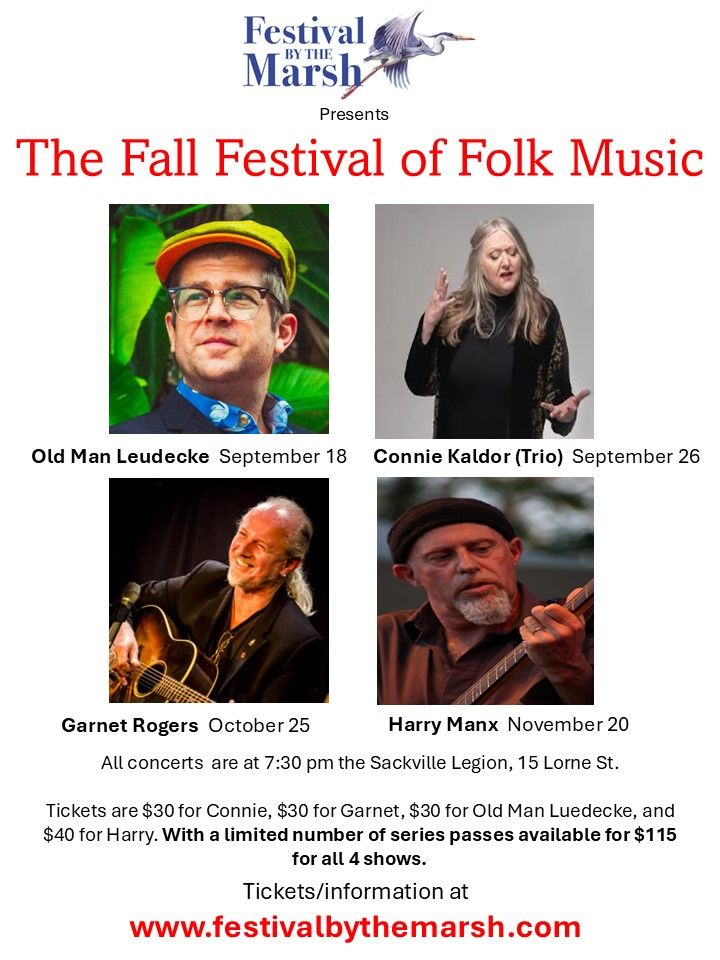 Harry Manx in concert - as part of the Fall Festival of Folk Music