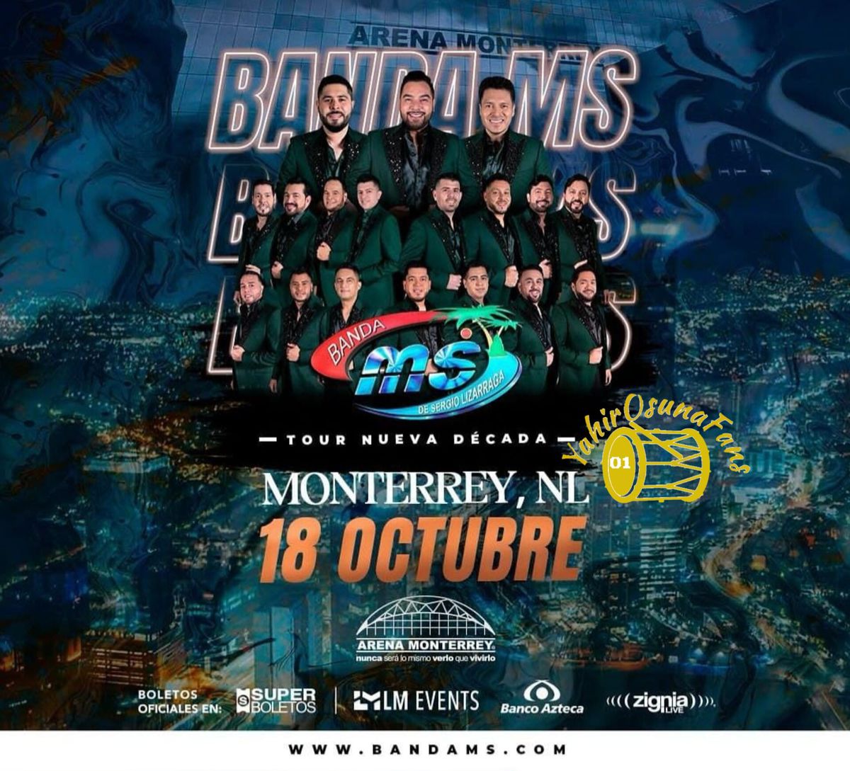 Banda Ms en La Arena Monterrey