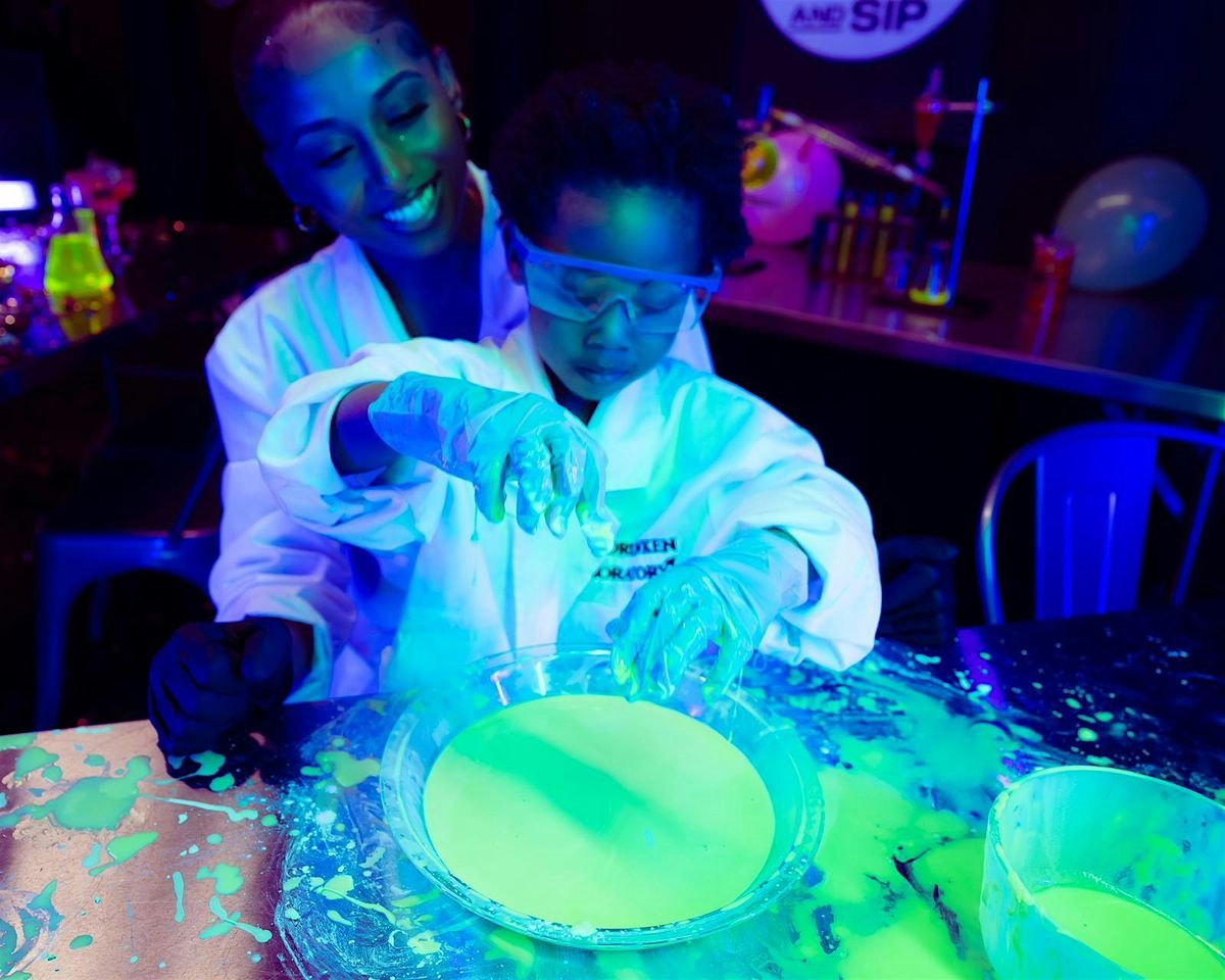 The Fun Lab Houston! Experiment with your mini scientist, drinks included!