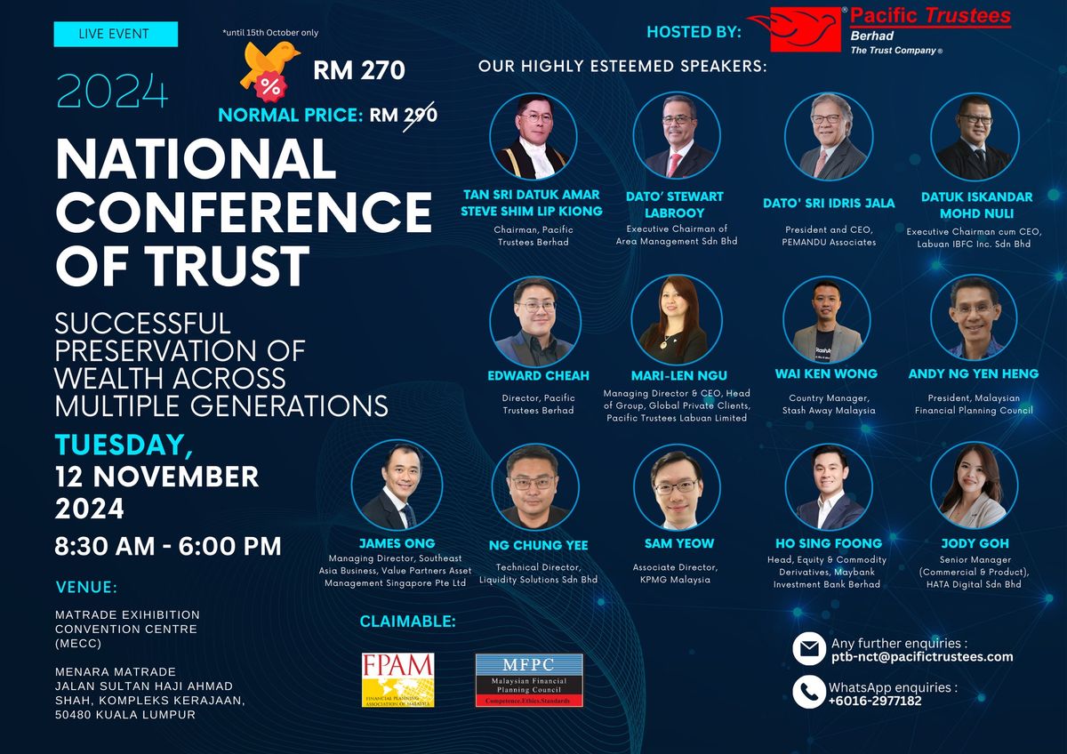 National Conference Of Trust: Successful Preservation Of Wealth Across Multiple Generations