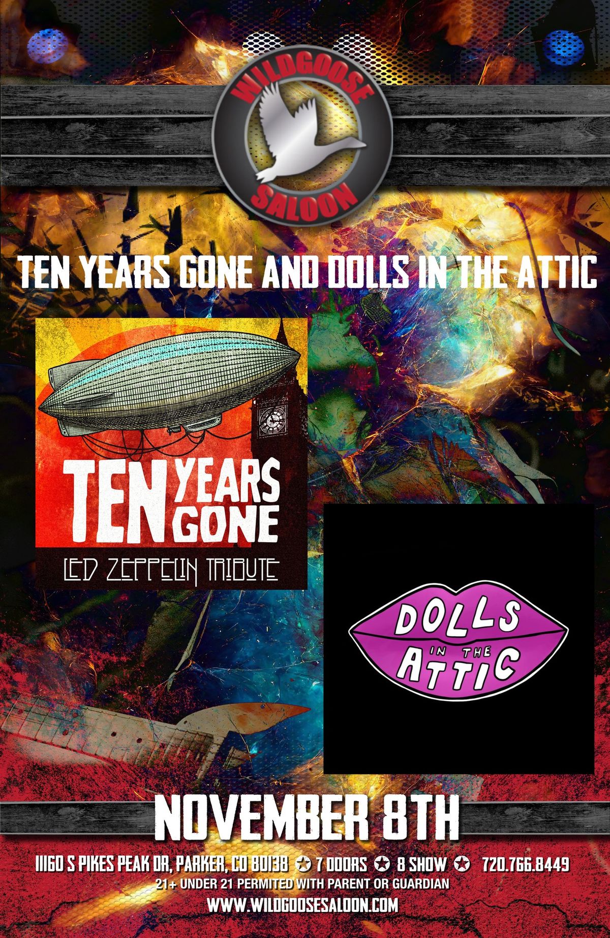 Ten Years Gone w\/ Dolls in the Attic