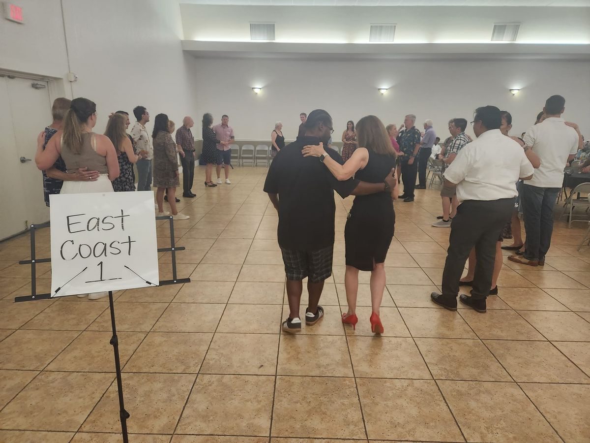 August swing dance lessons and DJ social