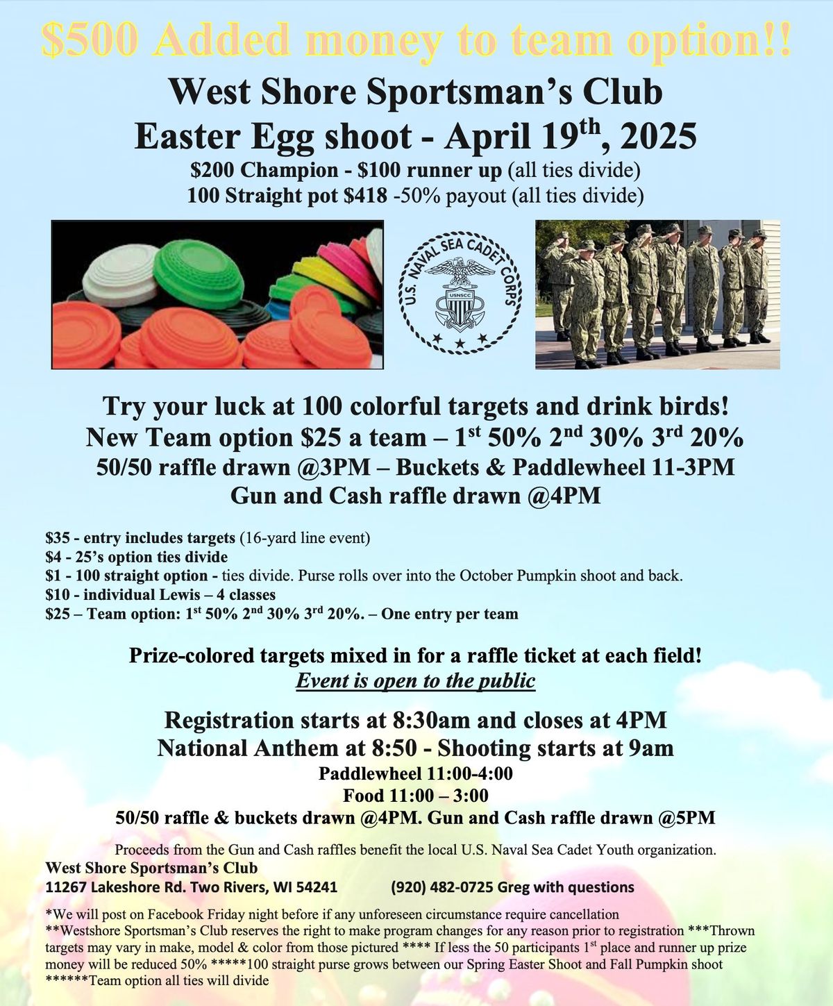 4th Annual Easter Egg Shoot!