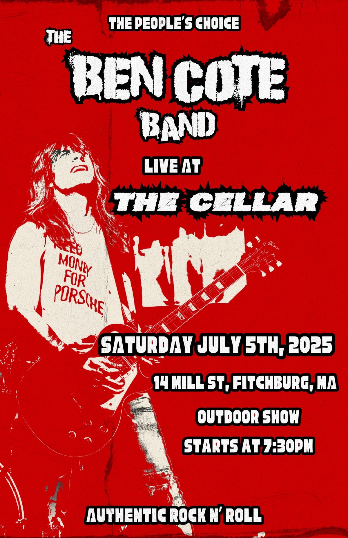 The Ben Cote Band @ The Cellar (Fitchburg, MA)