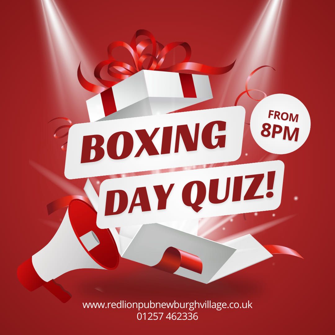 Boxing day Quiz!