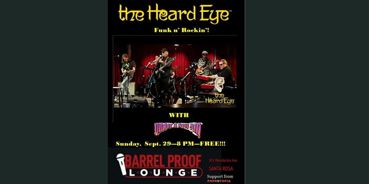 Sunday Night Spotlight Live Music: The Heard Eye and Under A New Sun