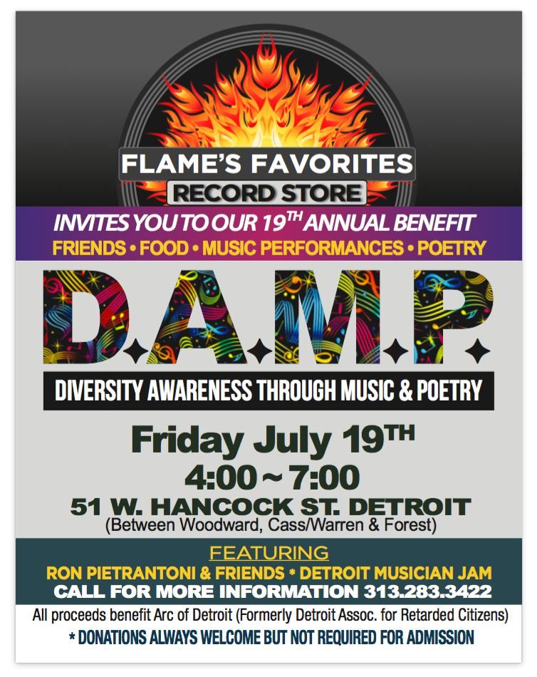 THE 19th DAMP OUTDOOR EVENT (Diversity Awareness through Music and Poetry) 