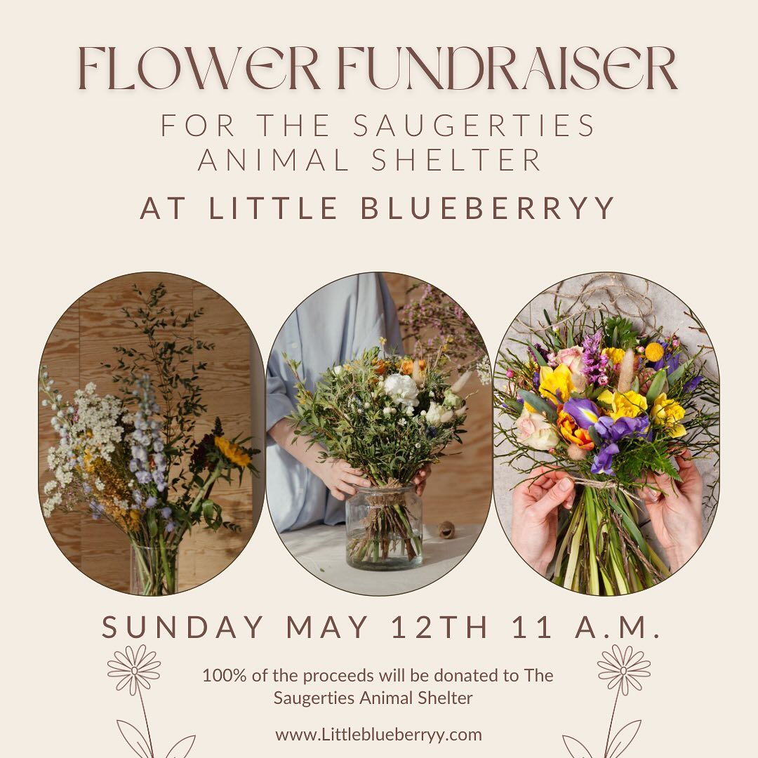 Annual Flower Fundraiser for the Saugerties Animal Shelter!
