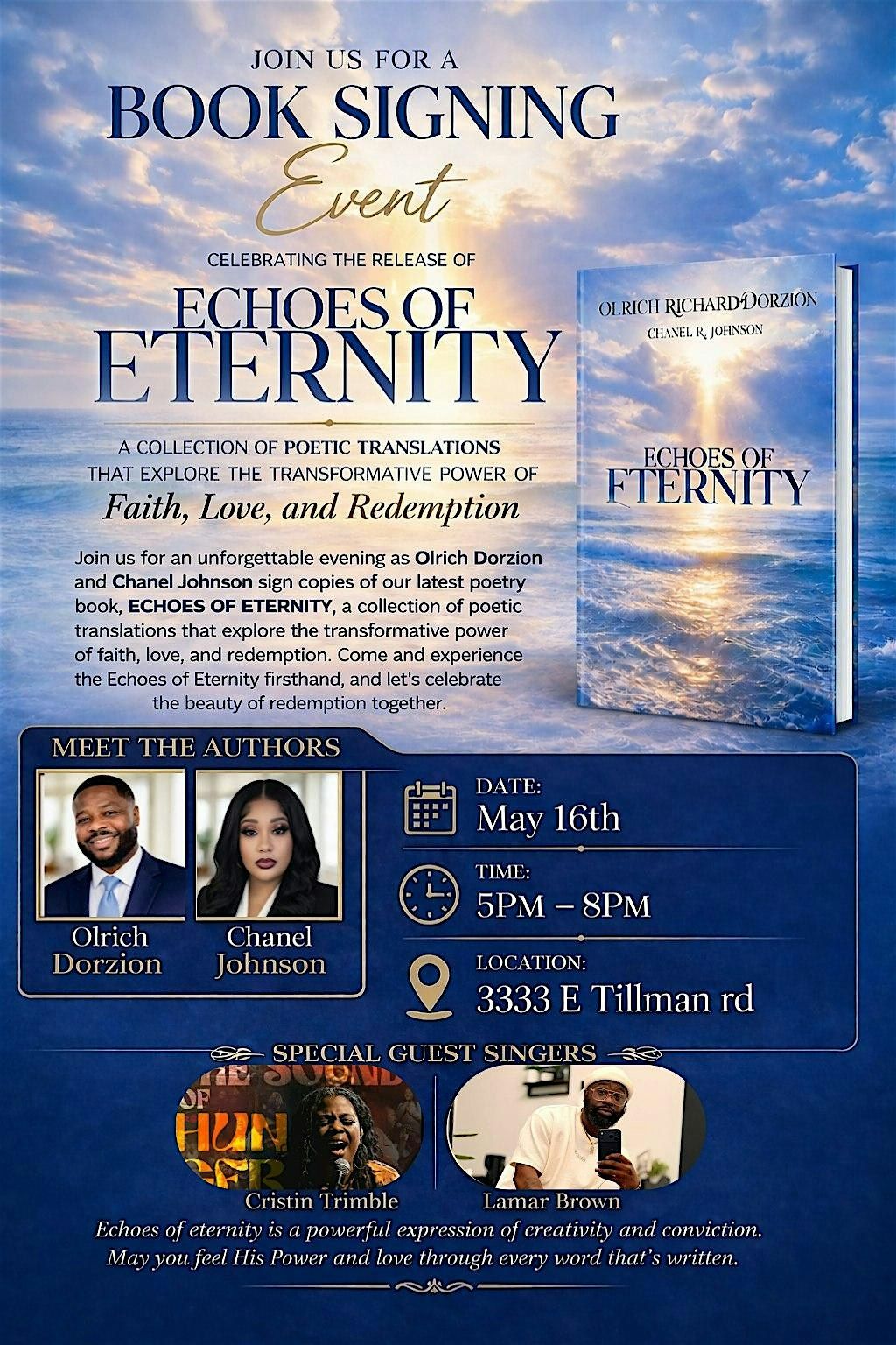 Echoes of Eternity: Book Signing