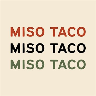 Miso Taco